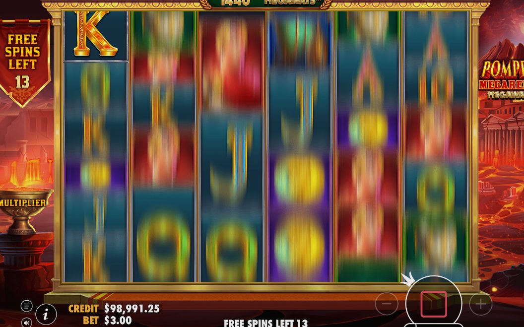 Free Spins efter en tumble med nya symboler